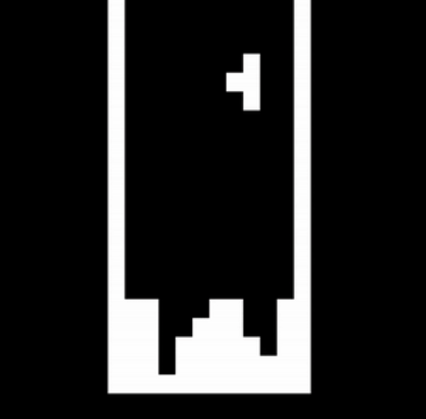 Tetris running on the interpreter.